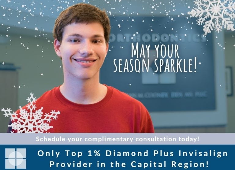 Orthodontic patient in Saratoga New York
